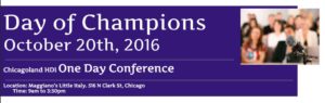 HDI Chicagoland Conference Oct 20, 2016